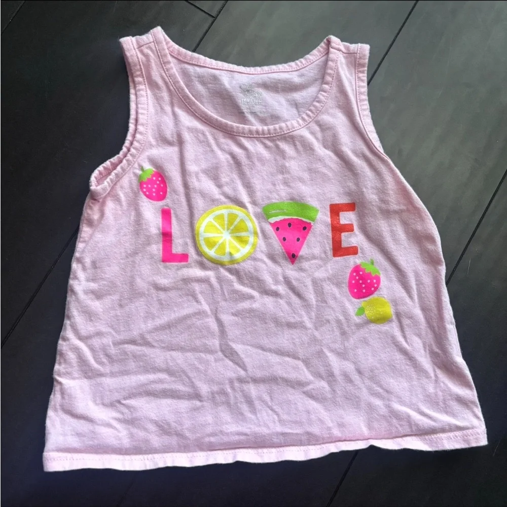 The Children's Place Pink and Magenta Tank Tops